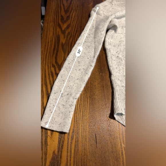 Rag & bone 100% cashmere tunic sweater women’s XS gray speckled quiet luxury - Picture 8 of 15